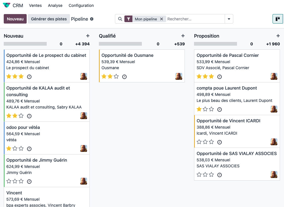 CRM EXPERT COMPTABLE